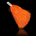 16" Orange Plastic Pom Poms